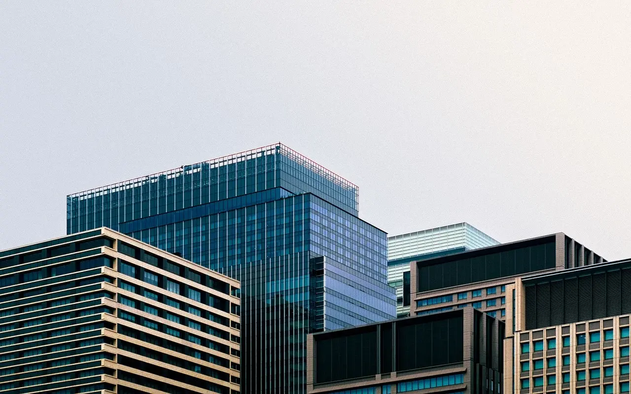 Corporate office buildings of an enterprise specializing in IT infrastructure engineering